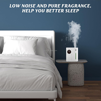Système de parfum d'ambiance pour hall d'hôtel grande surface, contrôlé par application, diffuseur nébuliseur mural en plastique à air froid, pur et sans eau