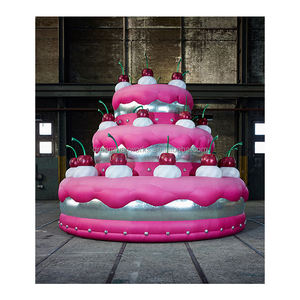 Gâteau d'anniversaire gonflable géant, gâteau de <span class=keywords><strong>mariage</strong></span> gonflable pour décoration, vente chaude 2025 - Product Image 3