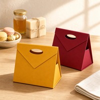 Boîte cadeau triangulaire personnalisée avec logo pour mariage, anniversaire, bonbons, chocolats, biscuits, vente en gros
