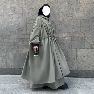 Custom Waterproof Plus Size Hood <strong>Abaya</strong> Coat Winter Rain French Muslim Women Dress Islamic Clothing Wholesale Prayer Set <strong>Abaya</strong> - Product Image 5