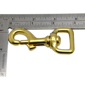 All'ingrosso accessori per borse girevoli in ottone massiccio con grilletto in metallo gancio a molla per guinzaglio cane - Product Image 5