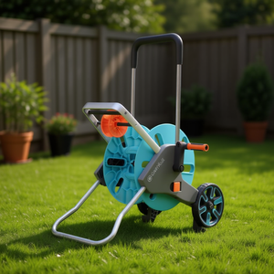 Carrete para manguera de jardín Gardena 18515-20 tipo carrito portátil para riego de jardín - Product Image 2