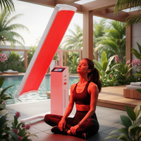 Panel de Terapia de Luz Infrarroja Roja de Cuerpo Completo Suyzeko Advanced con 6 Programas Preestablecidos, Panel de Terapia LED para Alivio del Tejido Muscular, para Resorts