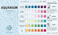 Kit de Pruebas de Agua 6 en 1 de Vista Aquariums con Tiras para Medir pH, Cloro y Alcalinidad (100 Tiras) para Peceras de Agua Dulce