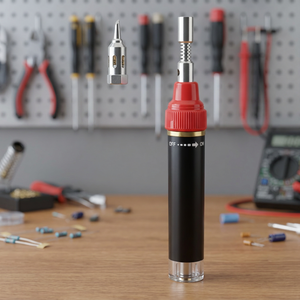 Mini Soldador de Gas FERVI 0.12kg 165x23mm Herramienta Compacta y Eficiente para Trabajos de Precisión - Product Image 2