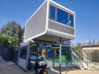 Maisonnette préfabriquée moderne de 20 pieds, style Apple Cabin, maison capsule, villa de luxe pour Airbnb, séjour dans une maison d'hôtes pittoresque, assemblage rapide