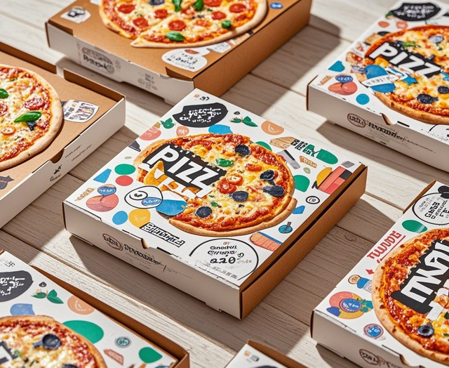 Factory Price Eco-Friendly Corrugated Mailer Pizza Box Custom Logo Glossy Lamination Folders Cardboard Shipping Food Packaging