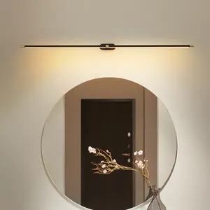 Современное светодиодное настенное освещение для туалетного столика в скандинавском минималистичном дизайне, зеркало для макияжа, настенная лампа для шкафа, освещение для зеркала в ванной комнате