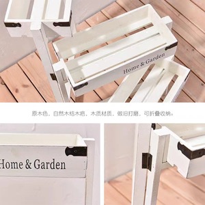 Home & Garden Multi Tier Wooden <b>Plant</b> Stand 50x40x30cm For Indoor Living Room Balcony Use - Product Image 4