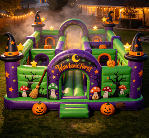Casa <span class=keywords><strong>Embrujada</strong></span> Inflable de Halloween, Nueva Llegada, Casa <span class=keywords><strong>Embrujada</strong></span> Inflable Negra, Laberinto Inflable con Temática de Halloween - Product Image 4