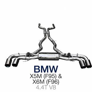 ระบบท่อไอเสียแบบวาล์ว Vortex Direct Fit SS304 สำหรับ BMW X5M F95 X6M F96 4.4T V8 ปี 2019-2024 ชุดอุปกรณ์เพิ่มสมรรถนะ ขายส่งจากผู้ผลิต - Product Image 1