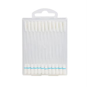 <span class=keywords><strong>Coton</strong></span>-<span class=keywords><strong>tiges</strong></span> pré-remplis OEM pour démaquillant à l'huile, vides en vrac, pour marque privée, logo personnalisé, à double pointe - Product Image 1