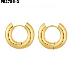 Pendientes de Aro de Moda 5*14 PE2785 para Mujer, Joyería de Alta Calidad - Product Image 2