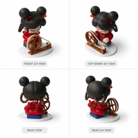 Figurine de collection en PVC de style chinois ancien pour la décoration de la maison, du bureau ou de la voiture, cadeau créatif culturel pour adultes 15+ à expédier