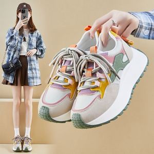 Zapatillas Deportivas Coreanas de Moda, Estilo Chunky Dad, Primavera 2026, Ligeras, con Suela Gruesa, que Aumentan la Estatura, para Chicas - Product Image 2