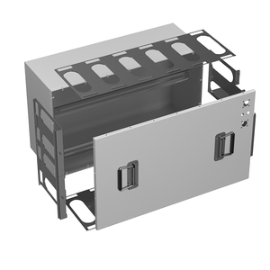 Caja de red de chapa de suelo personalizada, fabricación de armario, armario de red estándar extraíble, carcasa de servidor - Product Image 2