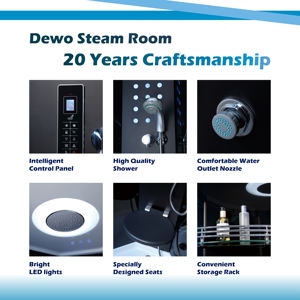 Baignoire moderne en acrylique autoportante <span class=keywords><strong>rectangulaire</strong></span> luxueuse de 1,5 m, avec thérapie par la couleur et bain à air, pour une utilisation intérieure/extérieure, salle de bain de villa - Product Image 6