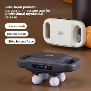 Nouveau pistolet sans fil à quatre têtes avec contrôle de vitesse, batterie 1200-2000 mAh, relaxation complète du corps et des mollets - Product Image 4