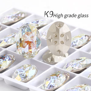 Xichuan ovale étoile météorite série 10*14mm/13*18mm K9 verre Pointback cristal pierres strass pour <span class=keywords><strong>la</strong></span> fabrication de bijoux vêtement - Product Image 6