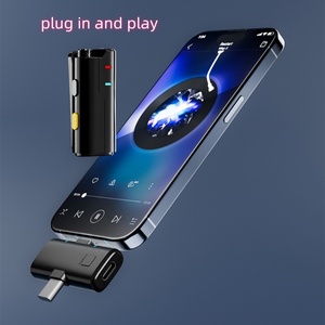 2-in-1 A8 <strong>Wireless</strong> Rechargeable Mini <strong>Microphone</strong> Omni-Directional Podcast Recording Interview Lavilier <strong>Microphone</strong> for Cellphone - Product Image 5