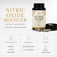 Capsules de Boost d'Oxyde Nitrique en Gros 0,5g 60 unités pour la Gym, la Fitness, l'Endurance, la Pompe Musculaire et la Récupération - Vente en Gros