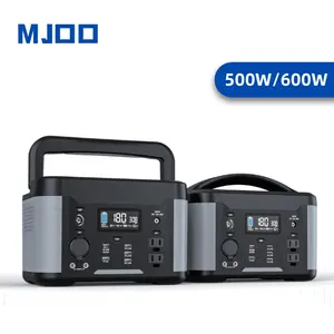 MJOO Solar Energy System 300W 500W 2000W Lifepo4 Outdoor Solar Power Station Backup Power For Camping For Home