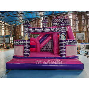 Công Chúa Thương Mại Nhà Bị Trả Lại Màu Hồng Lâu Đài Inflatable Nhà <span class=keywords><strong>Bouncy</strong></span> Với Trượt Lâu Đài <span class=keywords><strong>Bouncy</strong></span> Trẻ Em Nhảy Lâu Đài Cho Trẻ Em - Product Image 6