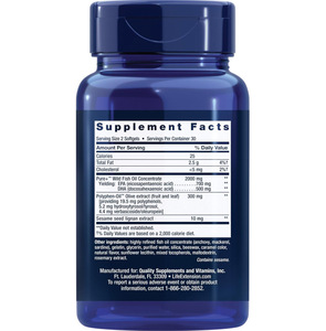 Super <span class=keywords><strong>Omega</strong></span>-<span class=keywords><strong>3</strong></span> Softgels EPA DHA <span class=keywords><strong>Huile</strong></span> de poisson avec lignanes de sésame et extrait d'<span class=keywords><strong>olive</strong></span> certifiés IFOS, sans OGM, sans gluten, pour la santé cardiaque - Product Image 2
