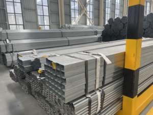 Tubo de Acero Galvanizado ERW de Sección Cuadrada Calibre 20, Grado Q235, 1x2 <span class=keywords><strong>3x2</strong></span> Pulgadas, Tuberías Soldadas con Servicio de Corte - Product Image 5