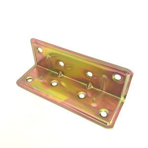 Support d'angle 90 degrés pour meubles, connecteur de fixation pour étagère, 100 mm, finition couleur cheveux masculins - Product Image 3