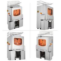 Elektrische Automatische Sinaasappelcitroenpers Squeezer Afzuigmachine Vers Fruit Dispenser Machine