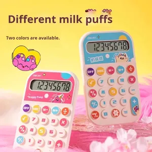 Dễ thương <span class=keywords><strong>Mini</strong></span> sữa Puff máy tính lớn nút nhựa một tay văn phòng sinh viên máy tính xách tay pin hoạt động cô gái tươi - Product Image 3