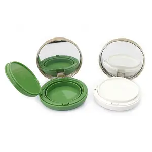 12g Cosmetic High Quality Empty BB Cream Air Cushion Box Foundation Compact Powder Case Container With Mirror Sponge Puff
