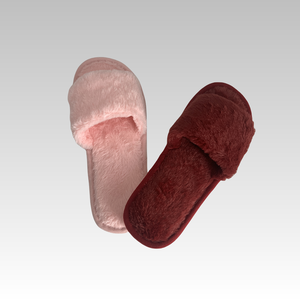 Pantuflas Abiertas para Mujer Pantuflas Gruesas de Invierno para Mujer y Hombre. Pantuflas de Felpa para Mujer. - Product Image 5