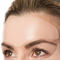 Patchs anti-rides réutilisables en silicone de qualité médicale pour le visage et le front – Traitement lissant et hydratant pour les rides du sourire et le contour des yeux (lot de 5)