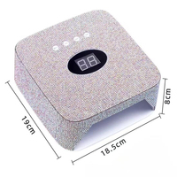 Lampu UV Profesional 54W 3 Pengaturan Timer Pengeringan Cepat Sensor Pintar Tanpa Kabel Panas Rendah untuk Kuku