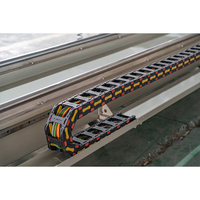 Brazo oscilante de alimentación 45 °   90 °   Máquina de Corte de Doble Cabezal para Perfiles de Aluminio y UPVC