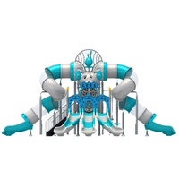 Équipement de terrain de jeu extérieur sur mesure sur le thème de l'espace, design unique