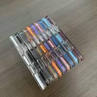 Funda Magnética Transparente para Teléfono con Borde Colorido para iPhone 18 Pro Max 17 16 Plus 15 14 13, Antiamarilleo, Cubierta de Múltiples Colores Brillantes