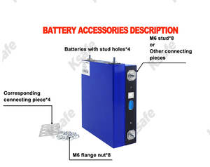 بطارية ليثيوم فوسفات حديد EV 150 أمبير ساعة، خلية منشورية 3.2 فولت لتخزين الطاقة للدراجات الكهربائية، ضمان 5 سنوات وعمر افتراضي 4000 دورة، متوفرة في المخزون الأوروبي بأفضل سعر - Product Image 2