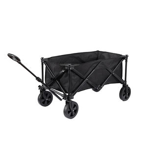 CZFIT Collapsible Folding Wagon Carts Heavy Duty Outdoor Adjustable Handle Foldable Camping Wagons Shopping, Camping, Storage - Product Image 1