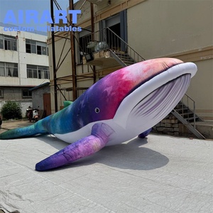 Palchi di grandi dimensioni che decorano <span class=keywords><strong>balena</strong></span> gonfiabile da sogno, <span class=keywords><strong>balena</strong></span> gonfiabile mascotte palloncino - Product Image 2