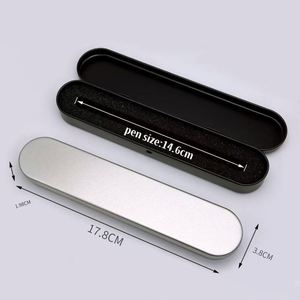 Boîte en métal en forme de stylo avec insert en éponge pour aiguilles anti-acné et extracteur de points noirs, personnalisable avec logo, vente en gros - Product Image 2
