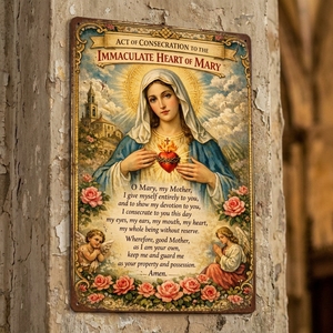 Artesanía Metálica al por Mayor, Letreros Metálicos Vintage de Catolicismo, Personalizables con Imágenes de Jesús y la Biblia para Decoración del Hogar, Iglesia, Cuadros y Arte Mural - Product Image 3