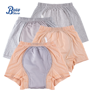 Pantalon d'incontinence réutilisable en coton pour hommes 300 ML Volume d'urine absorbant Boxer Slip Design pour l'incontinence masculine - Product Image 1