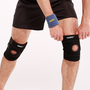 Rodillera deportiva transpirable de neopreno compresivo <span class=keywords><strong>Aolikes</strong></span>, correa de rótula ajustable con almohadilla Eva y soporte de resorte para deportes - Product Image 3