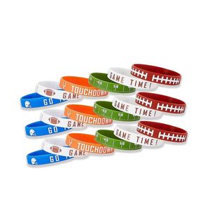 Bán hàng nóng cầu vồng ban nhạc cao su <span class=keywords><strong>BLE</strong></span> đèn hiệu dây đeo cổ tay Led huỳnh quang Vòng đeo tay thể thao ID <span class=keywords><strong>Silicone</strong></span> dây vòng đeo tay silicon tùy chỉnh - Product Image 3