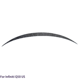 สำหรับ Q50 Q50S สไตล์ Q50L คาร์บอนไฟเบอร์ด้านหลังสปอยเลอร์ลำตัวปีก2013-2023 - Product Image 6