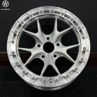 Jantes en alliage forgé DW Beadlock 17 18 19 20 21 pouces, finition argent brossé, jantes de performance compatibles avec BMW M3 E90 E46 F30 F10 G20