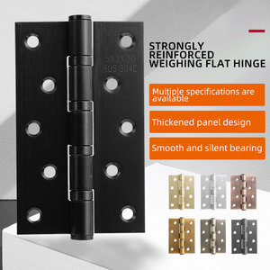 Customizable 304 Heavy-Duty Stainless Steel Flush Butt Door <strong>Hinge</strong> Durable Modern Furniture <strong>Hardware</strong> Accessories 180 Degrees - Product Image 6